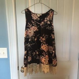 Long Floral Tank